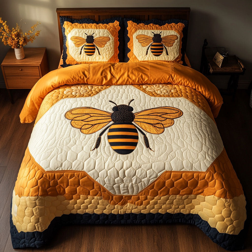 Honey Glow Bee WN1511052CL Duvet Cover Set
