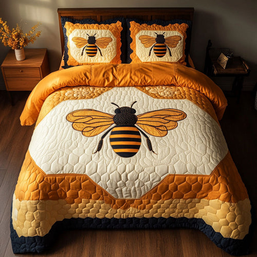 Honey Glow Bee WN1511052CL Duvet Cover Set