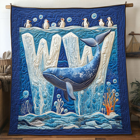 Whale Penguin North Pole WP0404016CL Quilt