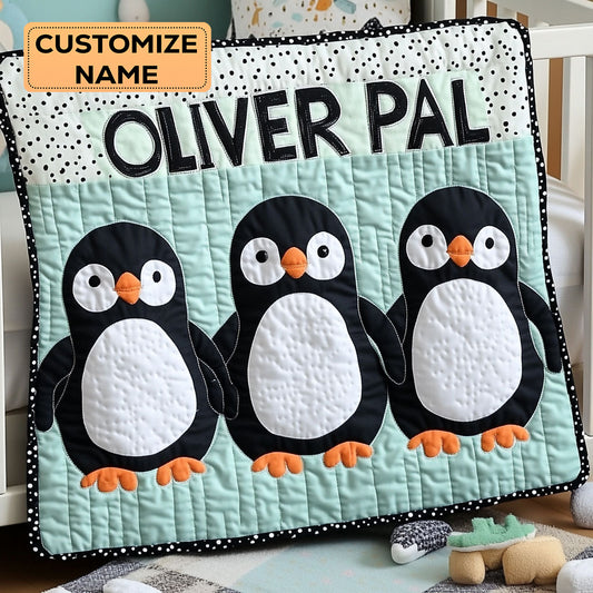 Little Chill Nest WJ2507005CL Personalized Baby Quilt