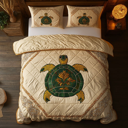 Island Roots Turtle WY2406019CL Duvet Cover Set