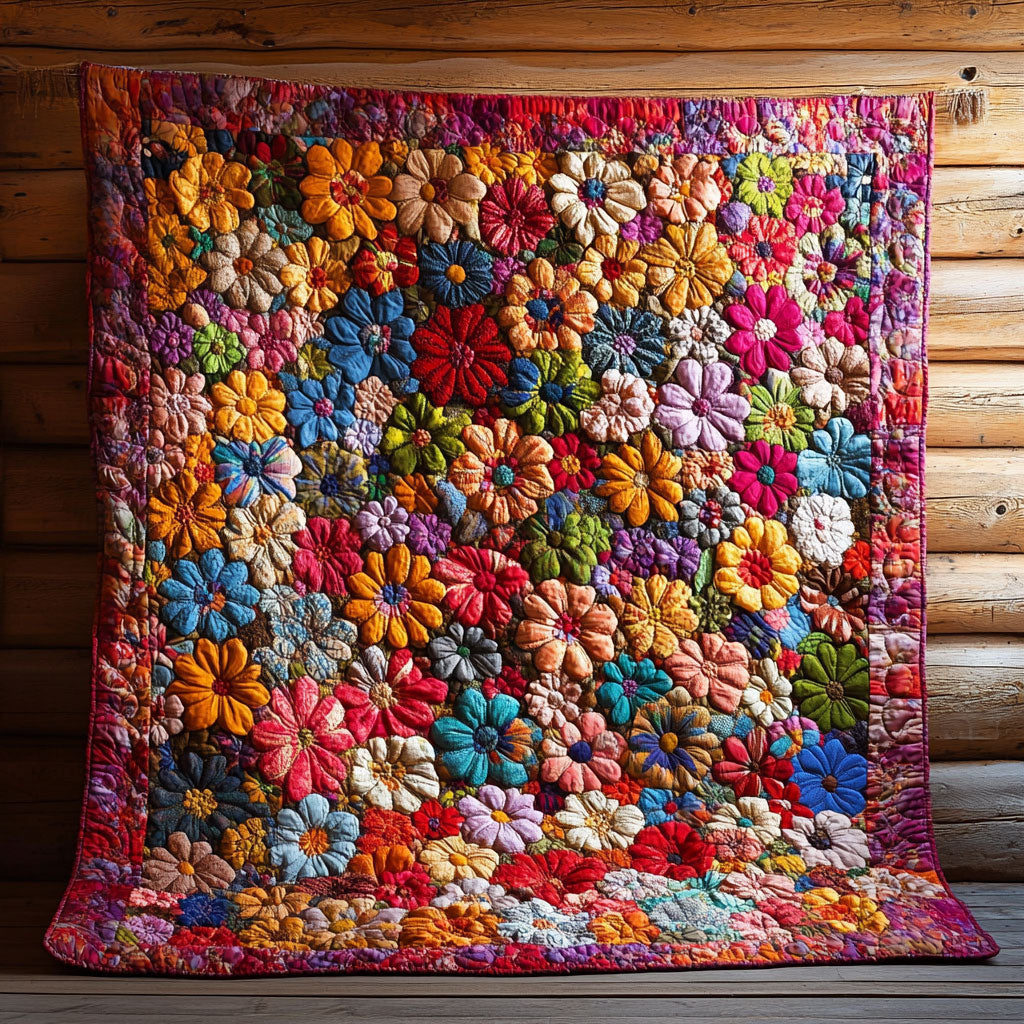 Colorful Flower CP1005002CL Quilt
