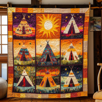 Sunlit Spirit Tepee WJ3112020CL Quilt