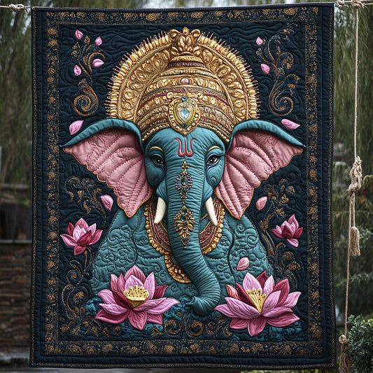 Ganesha Pink Lotus WT1901027CL Quilt