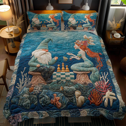 Undersea Chess Gnome WN0901109CL Duvet Cover Set