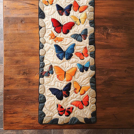 Silent Butterfly WN2804060CL Quilted Table Runner