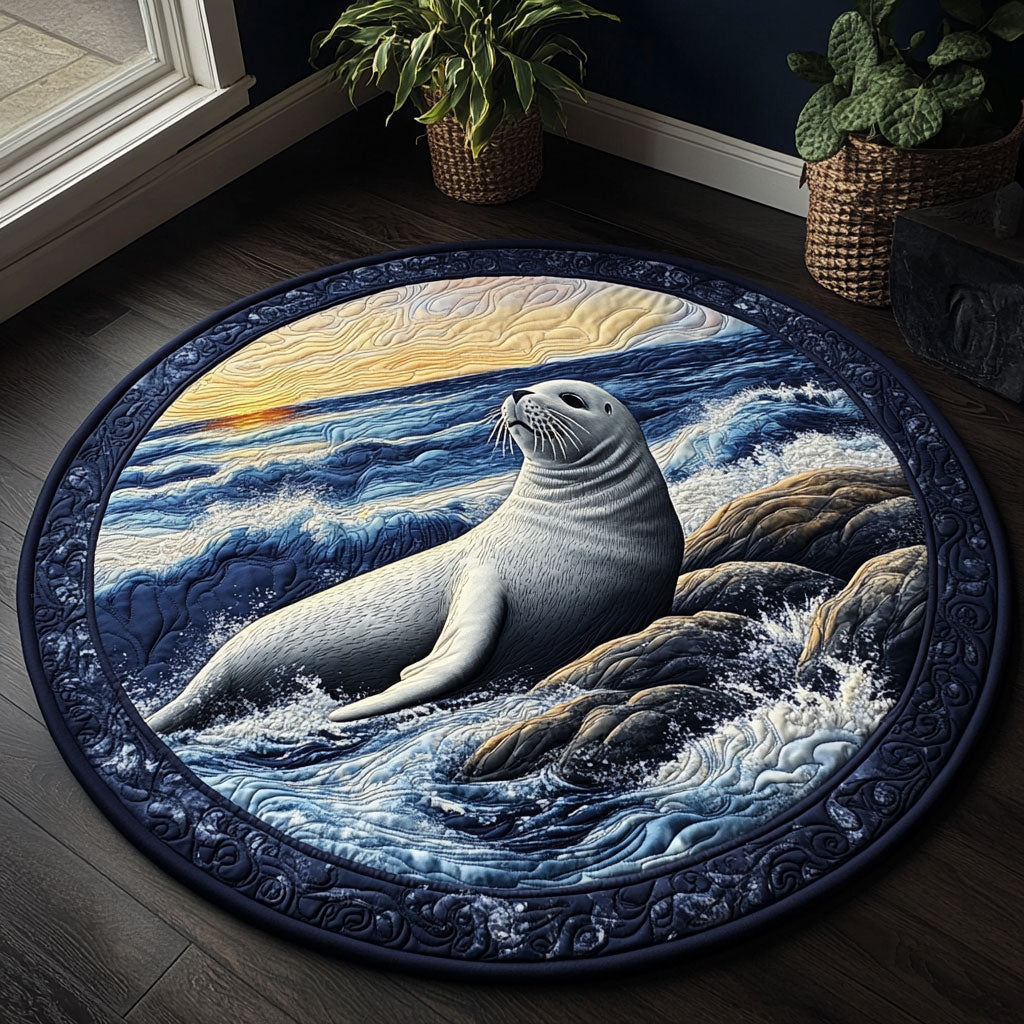 Seal Dream CM1605033CL Quilted Round Mat
