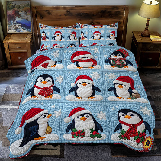 Santa Penguin WY2911102CL Duvet Cover Set Duvet Cover Set