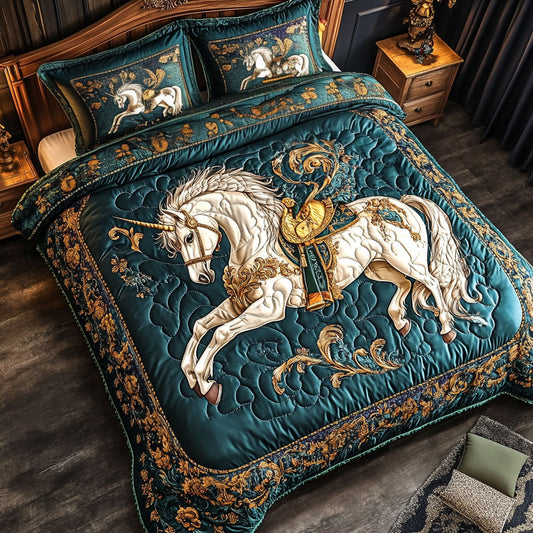 Majestic Whiet Horse WY1701007CL Duvet Cover Set