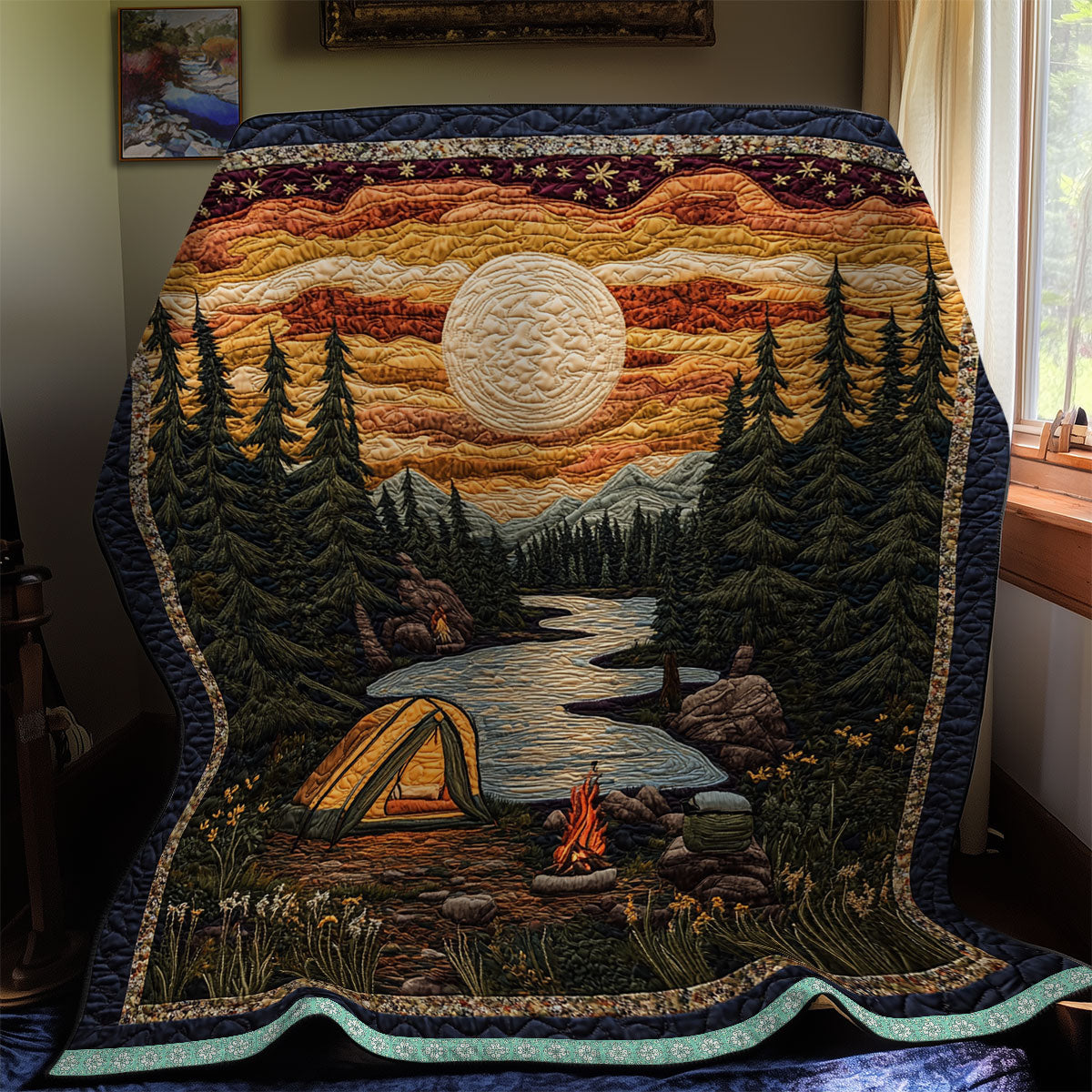 Sunset Camping  WX2112042CL Quilt