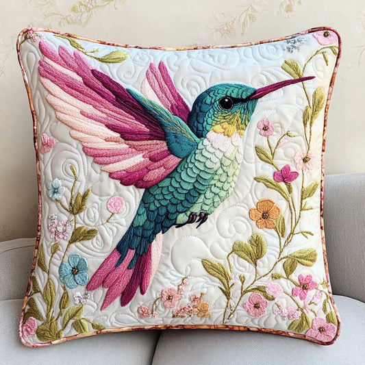 Brilliant Hummingbird CQ1904013CL Quilt Pillow Case