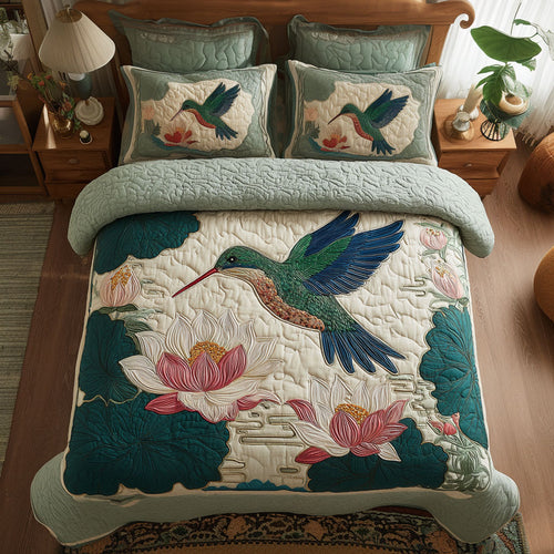 Lotus Hummingbird CW0509027CL Duvet Cover Set