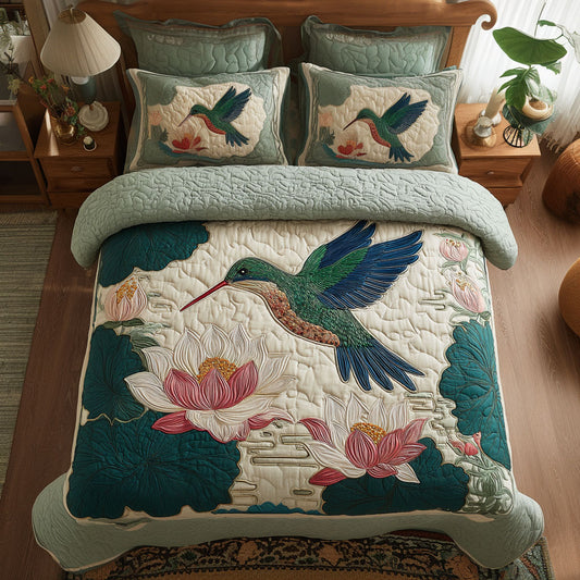 Lotus Hummingbird CW0509027CL Duvet Cover Set