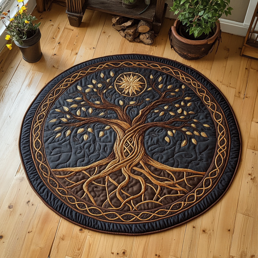 Ancient Branches WY2804001CL Quilted Round Mat