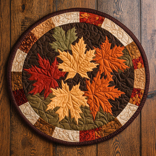 Dance of Maple CW0808014CL Quilted Round Mat