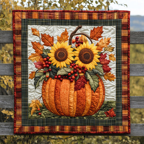 Sunflower Joy Flower WN1408108CL Quilt