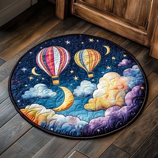 Moonlit Balloon Dream CW1507030CL Quilted Round Mat