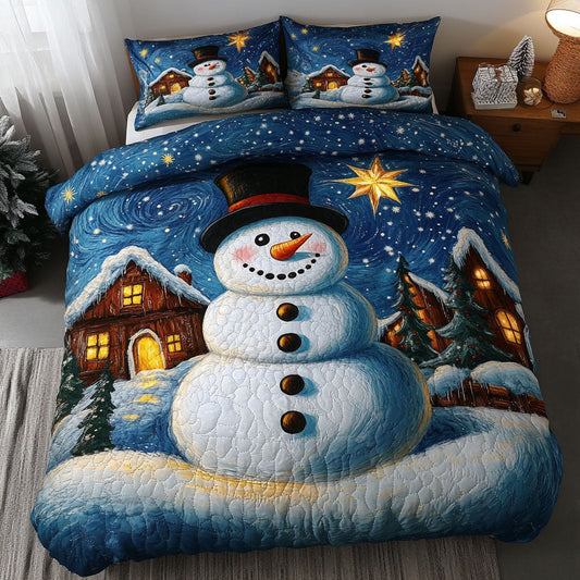 Dreamy Snowman WN0511025CL Duvet Cover Set