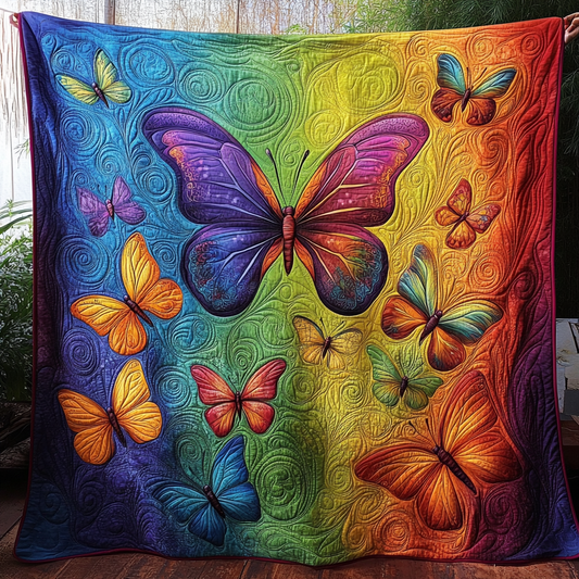 Rainbow Wings Symphony YR1101047CL Quilt