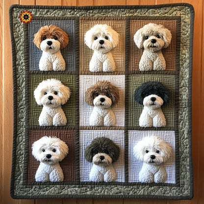 Vintage Havanese WJ0312040CL Quilt