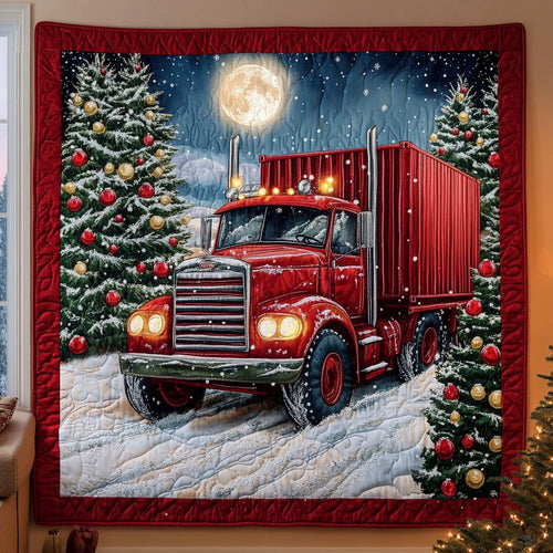 Christmas Container Truck KL1111002CL Quilt