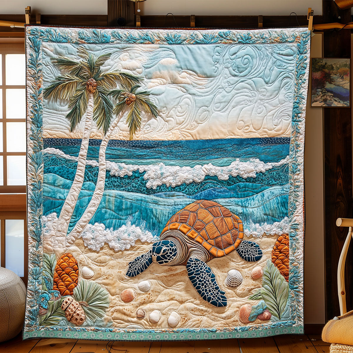 Summer Beach CQ1306017CL Quilt