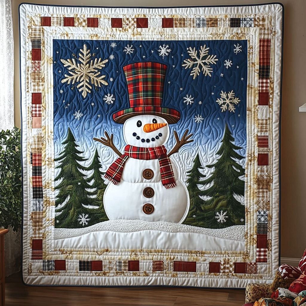Snowman Cheer DH2009024CL Quilt