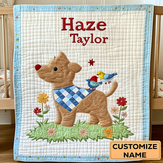 Doggy Patch WN2307014CL Personalized Baby Quilt