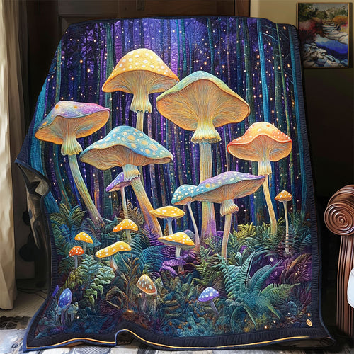 Magical Mushroom Forest WY2001089CL Quilt