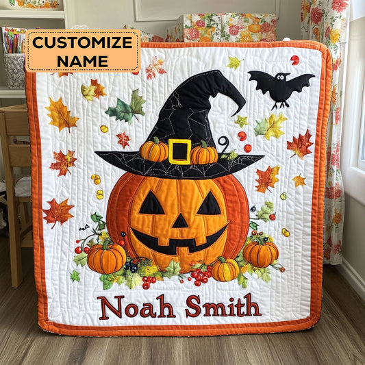 Harvest Moon Grin WY2507009CL Personalized Baby Quilt