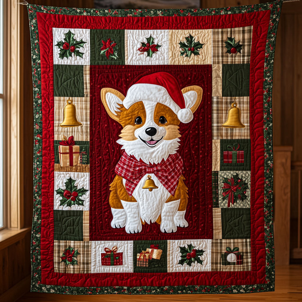Christmas Corgi CW1109060CL Quilt