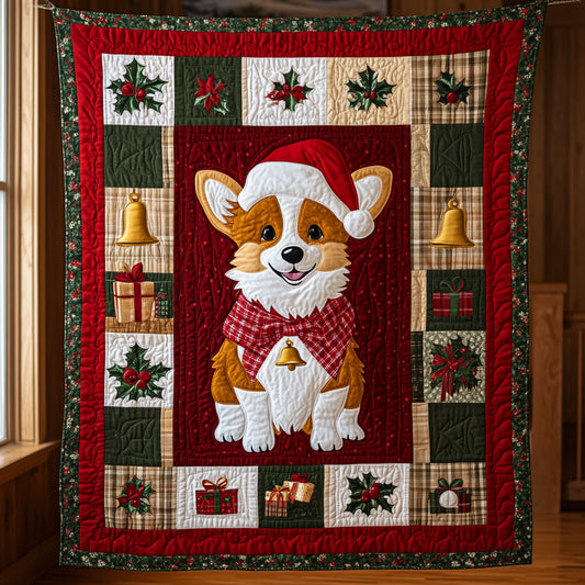 Christmas Corgi CW1109060CL Quilt