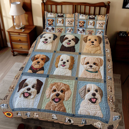 Lovable Little Dog WP0612028CL Duvet Cover Set