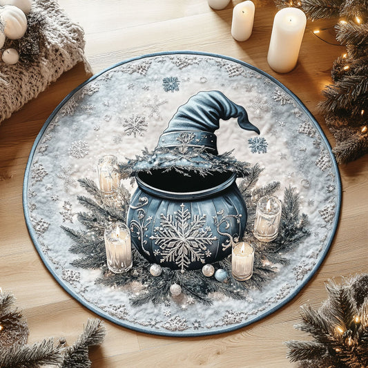 Arctic Witch Cauldron WN1408011CL Quilted Round Mat