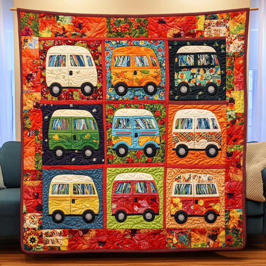 Vintage Camper Van WJ1812038CL Quilt