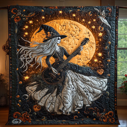 Guitar And Gravestones WY1007035CL Quilt