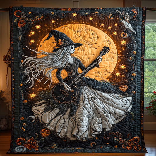Guitar And Gravestones WY1007035CL Quilt