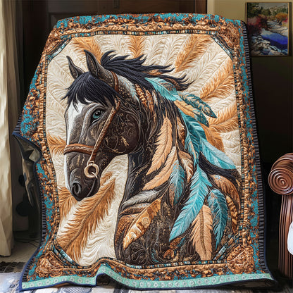 Painted Horse Feather WX2512035CL Quilt