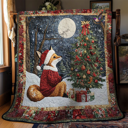 Foxy Christmas Eve WN0711029CL Quilt