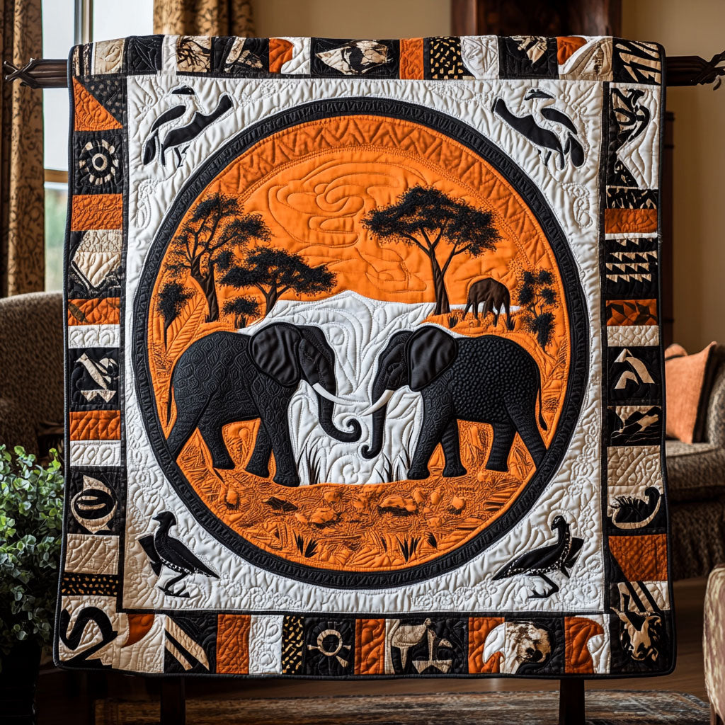 Twilight Tusk Walk WY2807042CL Quilt