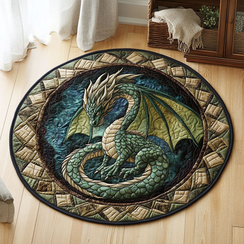 Dragon Charm CW1301136CL Quilted Round Mat