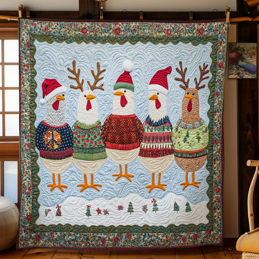 Chicken Wonderland WN1411058CL Quilt