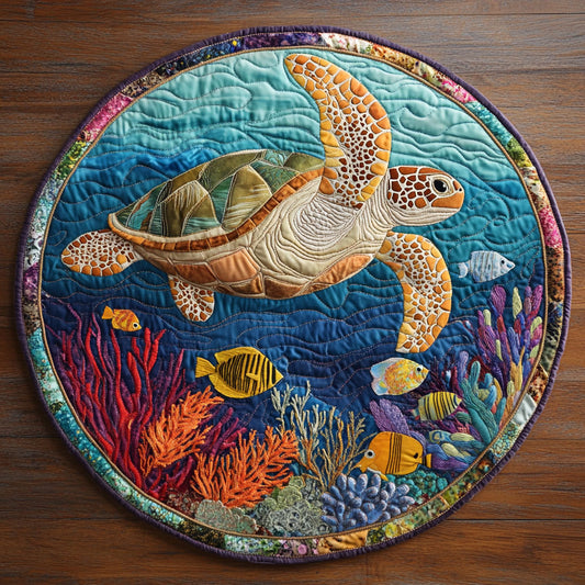 Big Turtle CQ2905045CL Quilted Round Mat