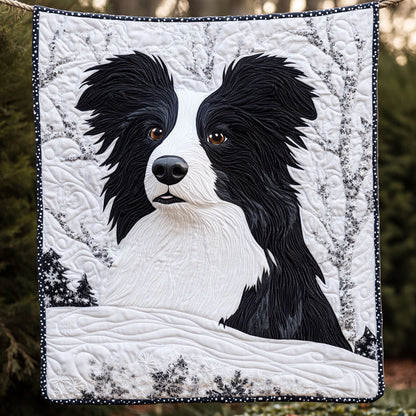Border Collie Snow WT1901030CL Quilt