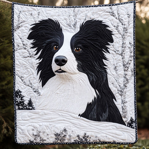 Border Collie Snow WT1901030CL Quilt