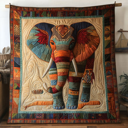 Soulful Elephant Journey WN0910059CL Quilt