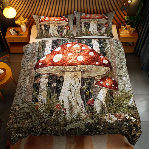 Whimsical Mushroom WN1303213CL Duvet Cover Set