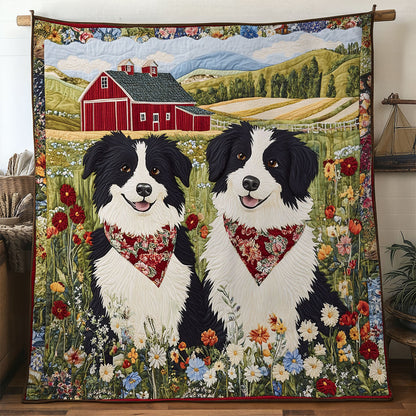 Border Collie Meadow WN2807022CL Quilt