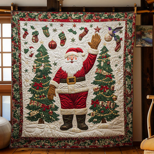 Santa’s Holiday Cheer WN1212033CL Quilt