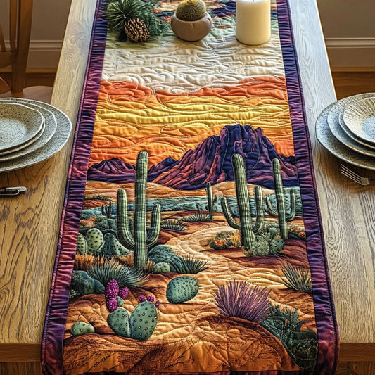 Cactus Sunset CW1905226CL Quilted Table Runner